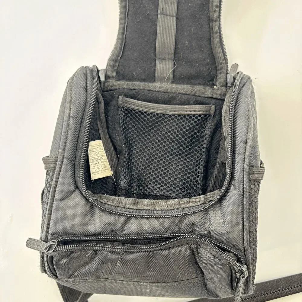 Official‎ Nintendo GBA Game Boy GBC DS Backpack BLACK Carrying Case logo max XL